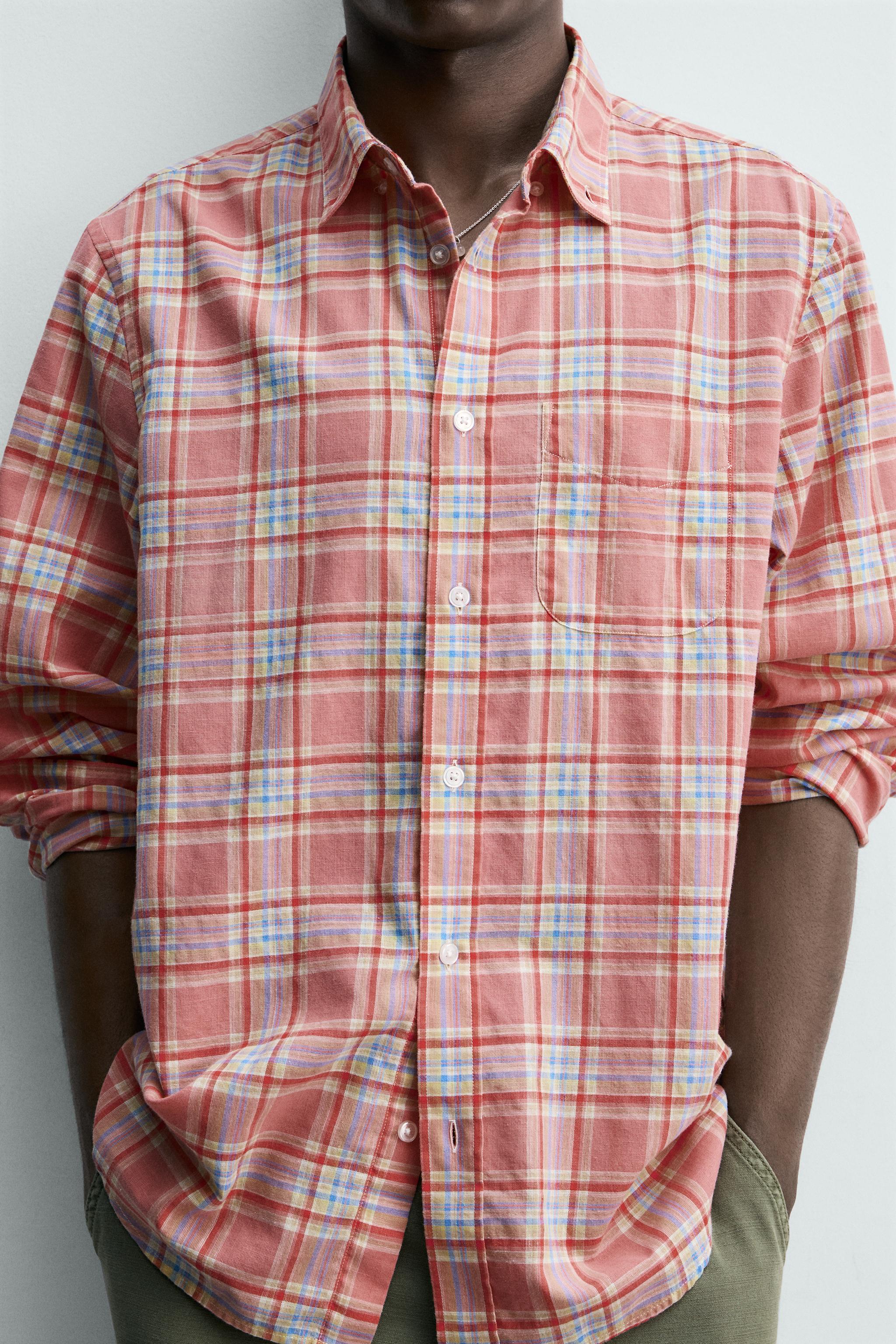 REGULAR FIT PLAID SHIRT